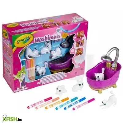 Crayola Washimals: kimosható állatkák - kád szett