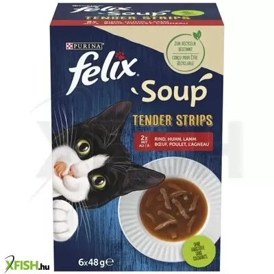 Felix Soup Házias válogatás Szószban 6x48g Multipack