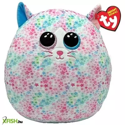 Ty squishy beanies párna emma, 30 cm - színes macska