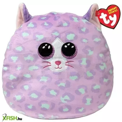 Ty squishy beanies párna cassidy, 30 cm - macska