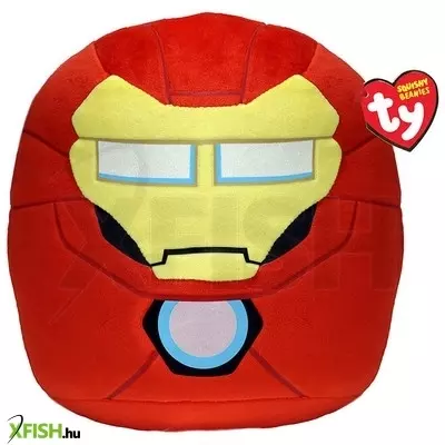 Ty squishy beanies párna iron man, 30 cm