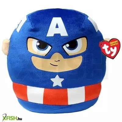Ty squishy beanies párna captain america, 30 cm