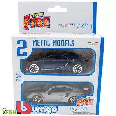 Bburago street fire kisautó 2 db-os csomag 143 - többféle