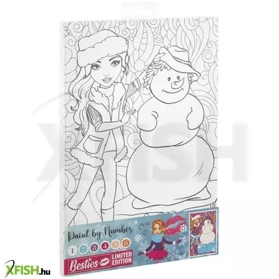 Grafix fess számok szerint vászonkép, 29, 7x19, 5 cm, 2 féle