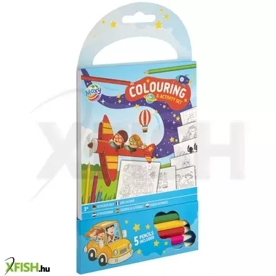 Grafix kifestő és foglalkoztazó szett 5 ceruzával, 2 féle