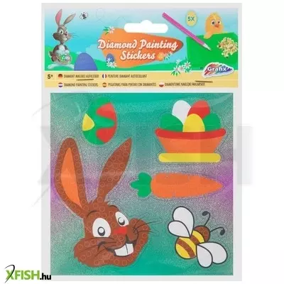 Grafix húsvéti gyémántfestős marticák, 5 db /cs, 2 féle