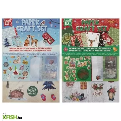 Grafix karácsonyi papírhajtógató szett, a4,