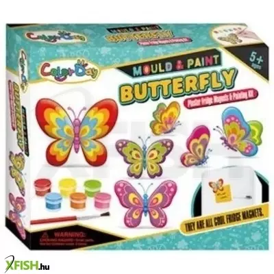 Hűtőmágnes készítő szett - Pillangó