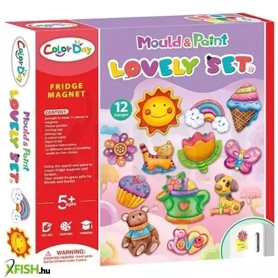 Hűtőmágnes készítő szett - kislányok kedvencei