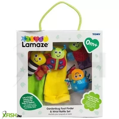 Lamaze: bogárkás boka és csukló csörgő szett