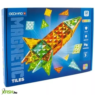 Geomag magnetic tiles gems 32 rocket