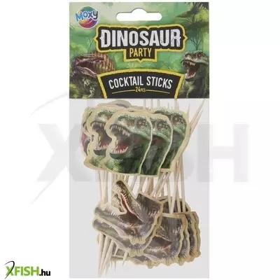 grafix dínós parti pálcikák, 9 cm, 24 db