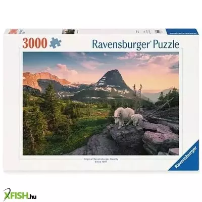 Ravensburger puzzle 3000 db - hegyikecske gidával