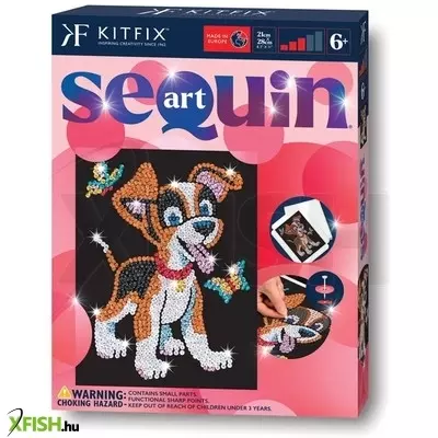 Kitfix sequin art red - kutyus