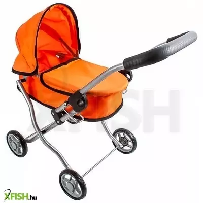 melogo zárt játék babakocsi - narancssárga