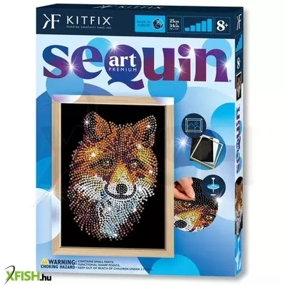 Sequin art kitfix sequin blue premium - róka
