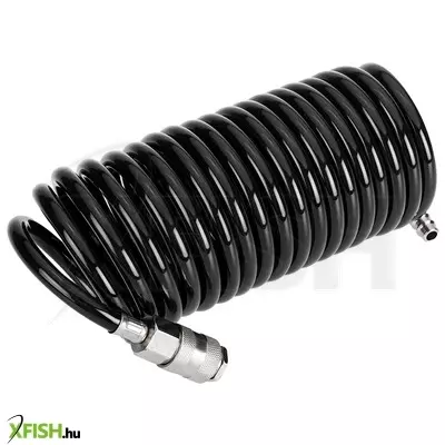 Neotools pneumatikus spiráltömlő, 6,5x10mm X 5m, pu