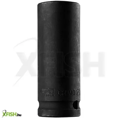 Neotools hosszú gépi dugókulcs 1/2, 21mm, cr-mo