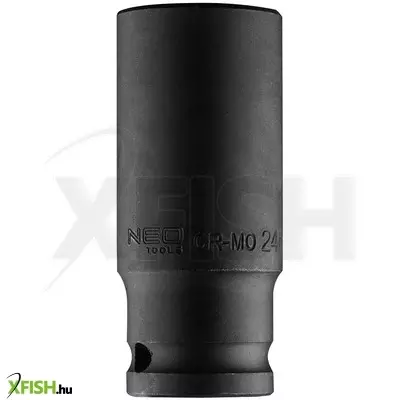 Neotools hosszú gépi dugókulcs 1/2, 24mm, cr-mo