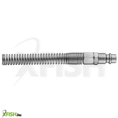Neotools pneumatikus gyorscsatlakozó ellendarab, 6mm tömlővéges, védőrugós