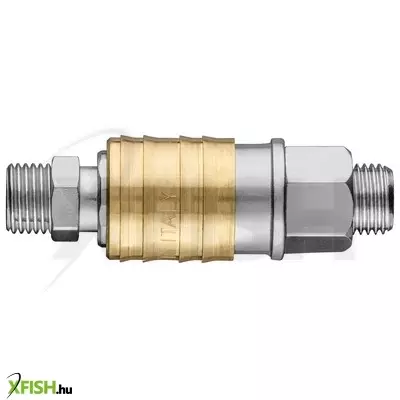 Neotools pneumatikus gyorscsatlakozó + ellendarab, 1/4 külsőmenet