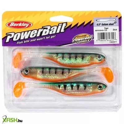 PowerBait Gotam Shad Gumihal műcsali 4 1/2in | 11cm Tiger 3