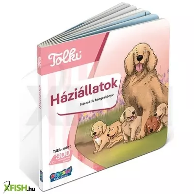 Tolki interaktív könyv-háziállatok