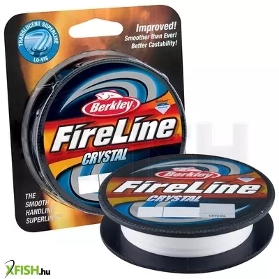 Berkley FireLine Fused Crystal Filler Spools Fonott Pergető zsinór 295yd | 270m Crystal 10.2kg | 22lb 0.007in | 0.17mm