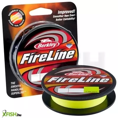 Berkley FireLine Fused Original Filler Spools Fonott Pergető zsinór 295yd | 270m Flame Green 13lb | 5.9kg 0.004in | 0.10mm