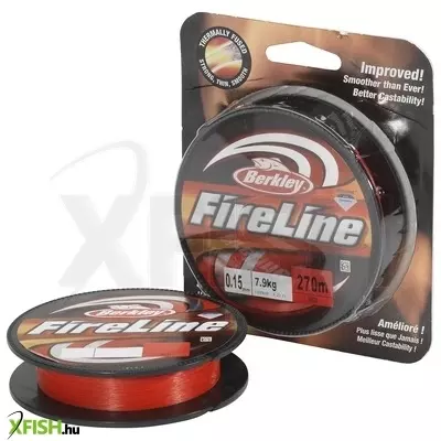 Berkley FireLine Fused Original Filler Spools Fonott Pergető zsinór 110m Red 13lb | 5.9kg 0.004in | 0.10mm