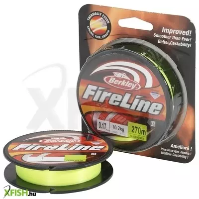 Berkley FireLine Fused Original Filler Spools Fonott Pergető zsinór 110m Flame Green 13lb | 5.9kg 0.004in | 0.10mm