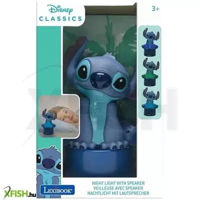 lexibook éjszakai fényt adó stitch figura & hangszoró