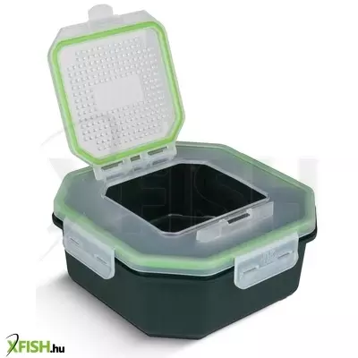 Greys Klip-Lok Flip Top Perf. Bait Box Coarse csalis doboz 15,5x15,5x3,5 cm
