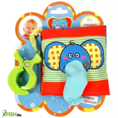 Biba toys állatfigurás puha bébikönyv