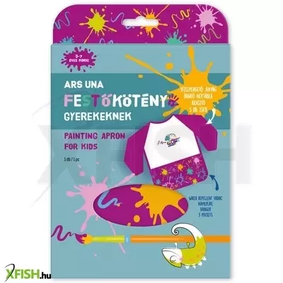 Ars una vízálló festőkötény lila