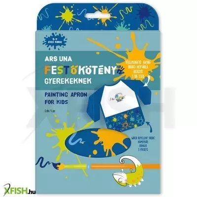 Ars una vízálló festőkötény kék