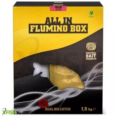 Sbs All In Flumino Box Etetőanyag Csali Aroma Szett Squid Octopus Tintahal Polip 1000g