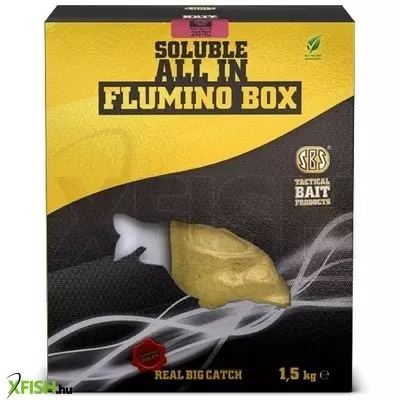 Sbs Soluble All In Flumino Box Teljes Etetőanyagos Csalizó Szett Squid Octopus Tintahal Polip 1000g