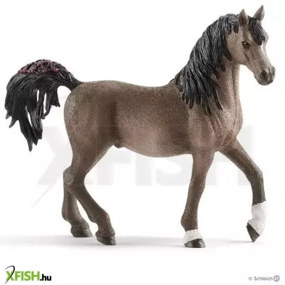 Schleich: Arab telivér mén figura - szürke 13907