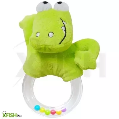 Biba toys krokodilos karika csörgő - 14 cm