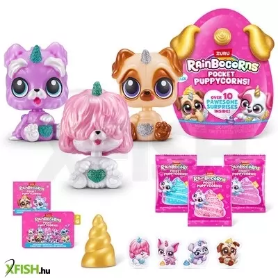 Zuru rainbocorns, pocket puppycorn meglepetés nagy