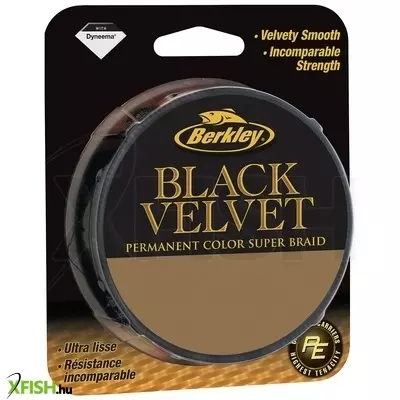 Berkley Black Velvet Filler Spools Fonott Pergető zsinór 300m Black 10.1kg | 22lb 0.08mm