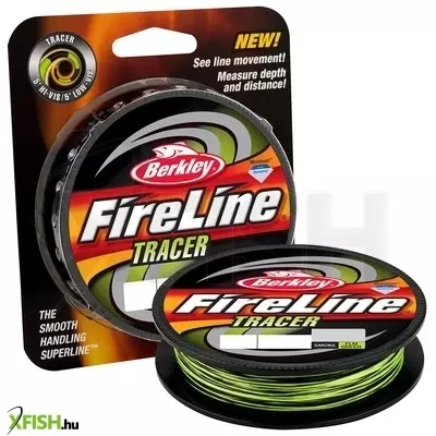Berkley FireLine Fused Tracer Filler Spools Fonott Pergető zsinór 110m Tracer 7.9kg | 17lb 0.006in | 0.15mm