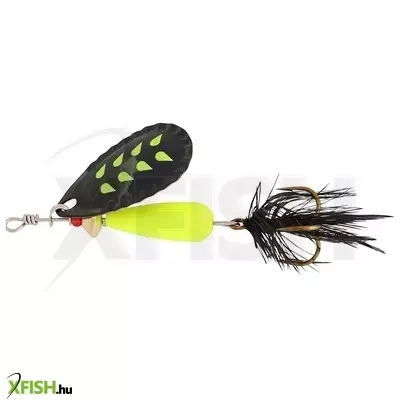 Abu Garcia Droppen Fluo Körforgó villantó 46mm 8g Chartreuse/Black