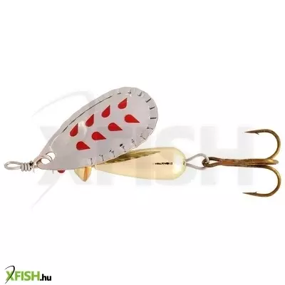 Abu Garcia Droppen Spinners Körforgó villantó 44mm 6g Silver/Red