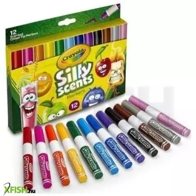 Crayola Silly Scents: Illatos filctoll készlet - 12 db-os