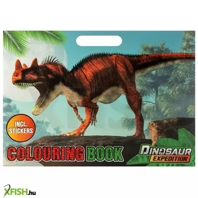grafix dínós kifestő, 26x35, 5, 25 lap