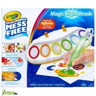crayola color wonder varázs festőklt. világító ecset