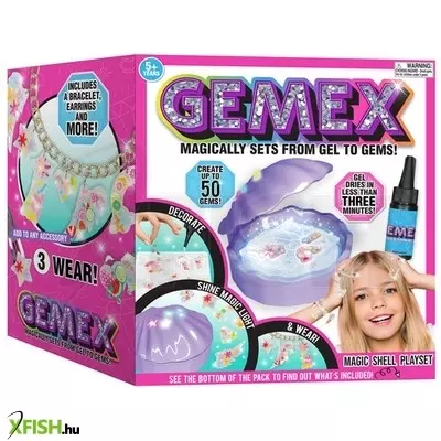 Gemex gélből drágakő varázskagyló