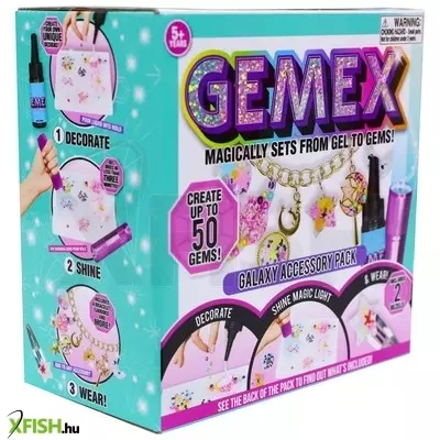 Gemex gélből drágakő galaxis